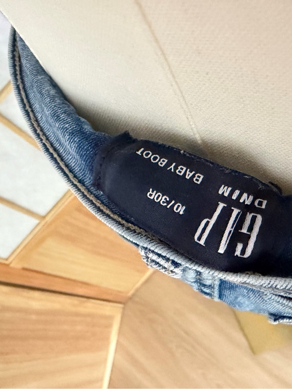 GAP Women's Light Blue High-Rise Wide-Leg Jeans - Picture 2 of 3